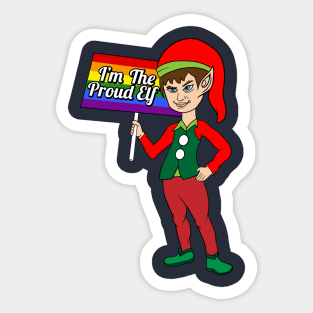 I’m The Proud Elf Sticker